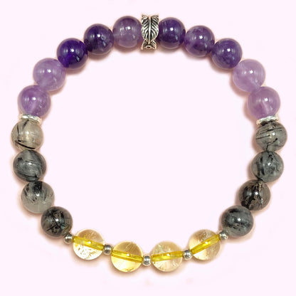 Natural Citrine for Better Wealth & Career Crystal Bracelet
