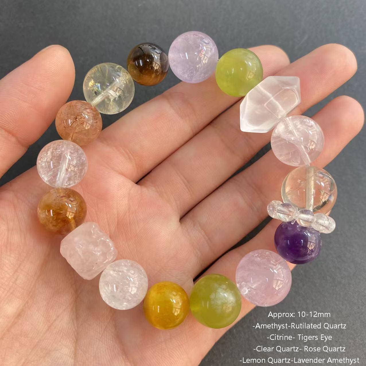 Natural Designer Healing Crystal Bracelet Mutiple Styles