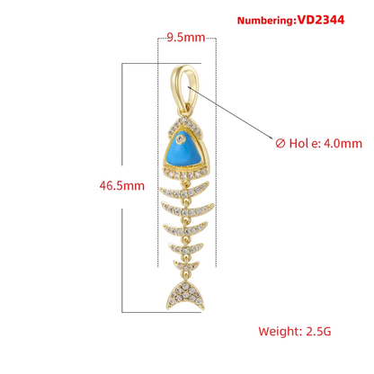 Attracting Wealth-Related Accessories Charm Pendant Beads 1PCS