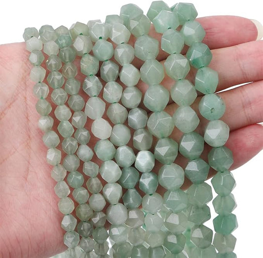 Diamond Shape Aventurine Beads