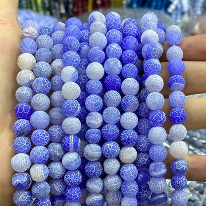 #1 Round Aagte Beads 6mm/8mm/10mm/12mm