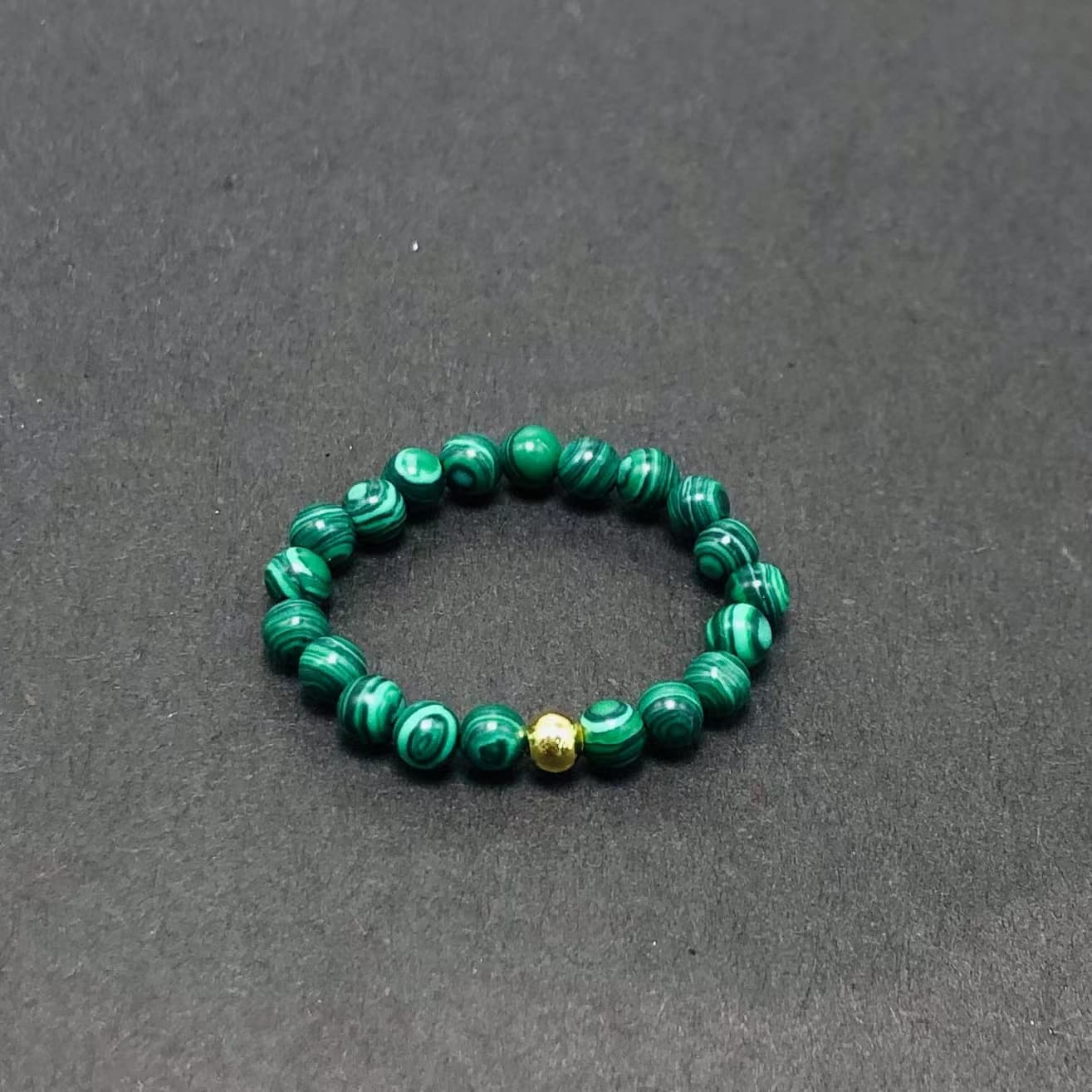 3mm Multi Round Bead Ring Elastic Rings Stackable