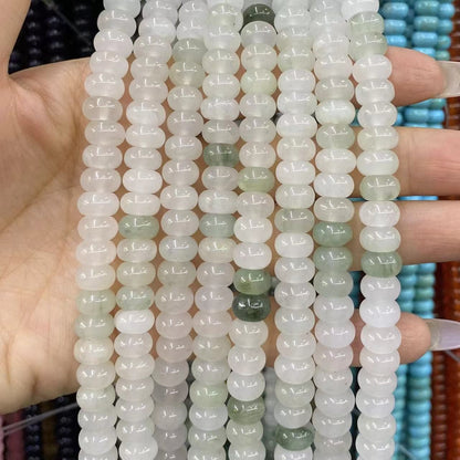 Round Rondelle Beads 2x4mm 4x6mm 5x8mm Quartz/Jasper/Agate