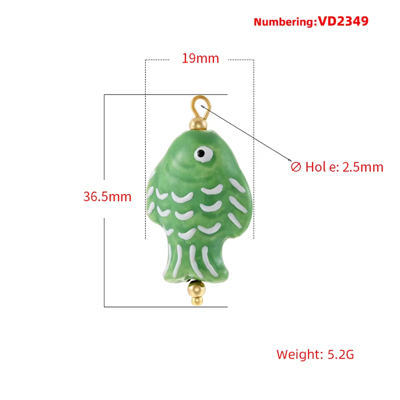 Attracting Wealth-Related Accessories Charm Pendant Beads 1PCS