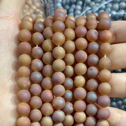 #1 Round Aagte Beads 6mm/8mm/10mm/12mm