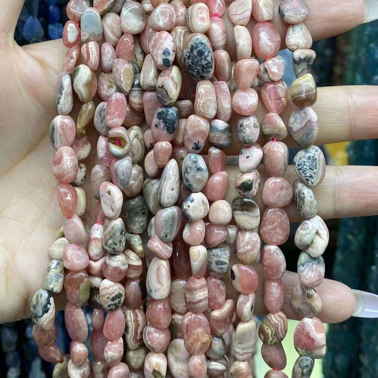 Irregular Smooth Beads 6-8mm Gemstone/Quartz/Jasper/Agate