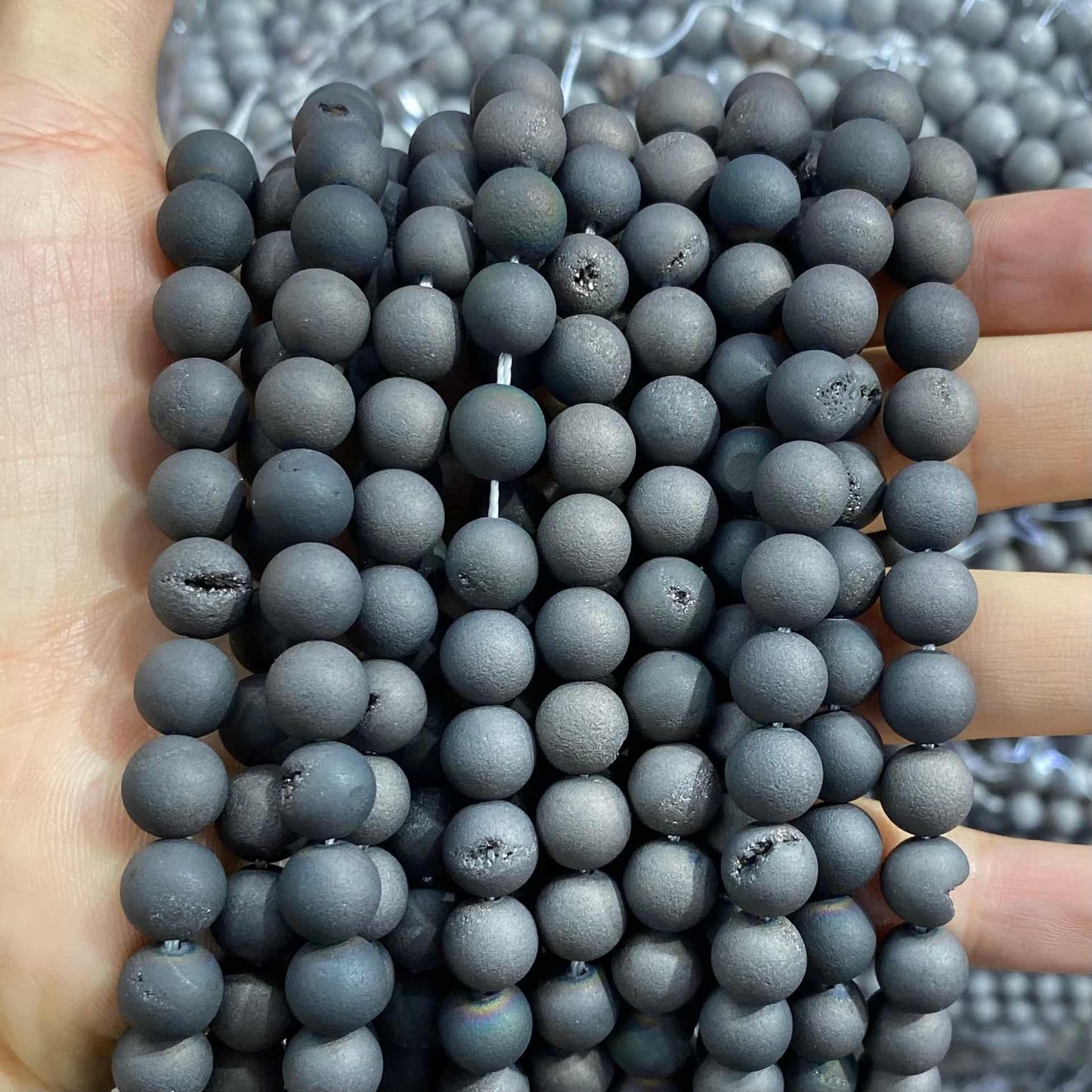 #1 Round Aagte Beads 6mm/8mm/10mm/12mm
