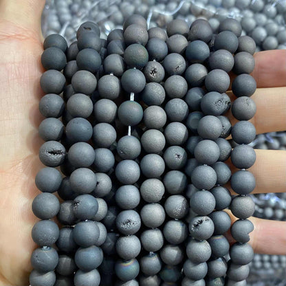 #1 Round Aagte Beads 6mm/8mm/10mm/12mm