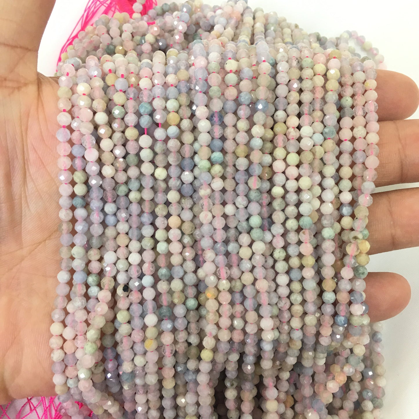 Natural Morganite Small Size Loose Beads