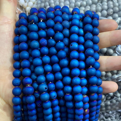 #1 Round Aagte Beads 6mm/8mm/10mm/12mm