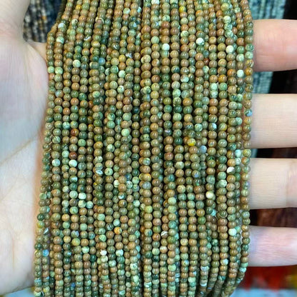 Tiny Round Smooth Beads Gemstone/Quartz/Jasper/Agate 2mm 3mm 4mm