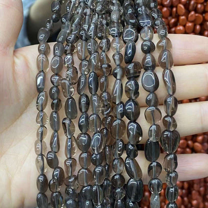 Irregular Smooth Beads 6-8mm Gemstone/Quartz/Jasper/Agate