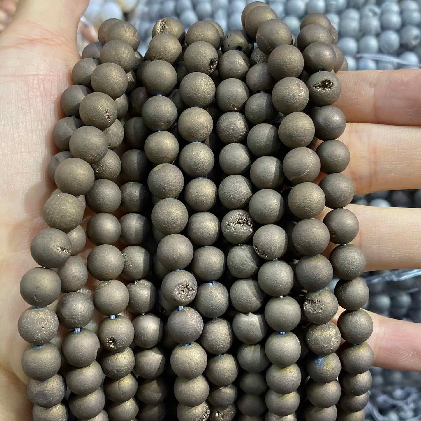 #1 Round Aagte Beads 6mm/8mm/10mm/12mm