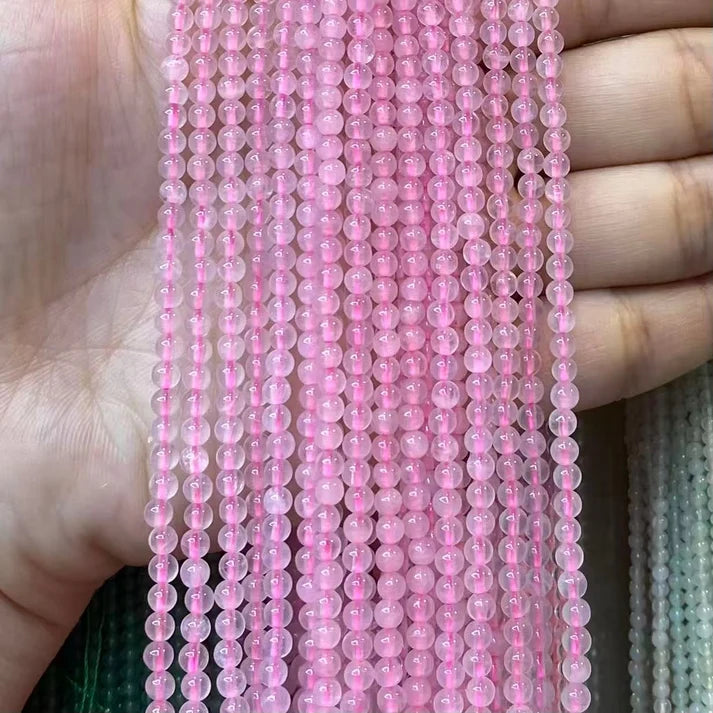 2mm 3mm 4mm Round Rose Quartz Beads