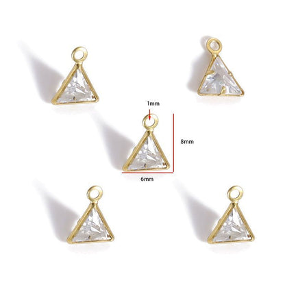 5PCS Crystal Collection Jewelry Making Findings Charm