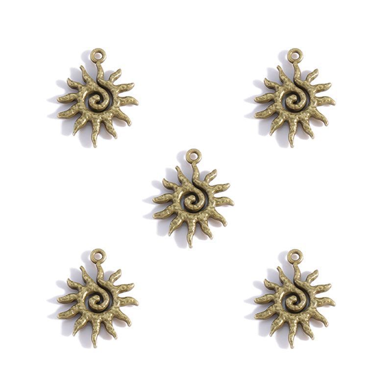 5 PCS Sun Style Jewelry Making Findings Charm Multi Sizes