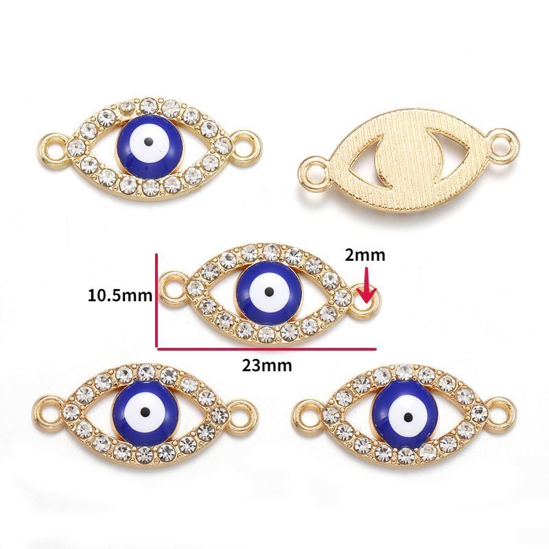 Evil Eyes Spacer Jewelry Making Findings for All Use