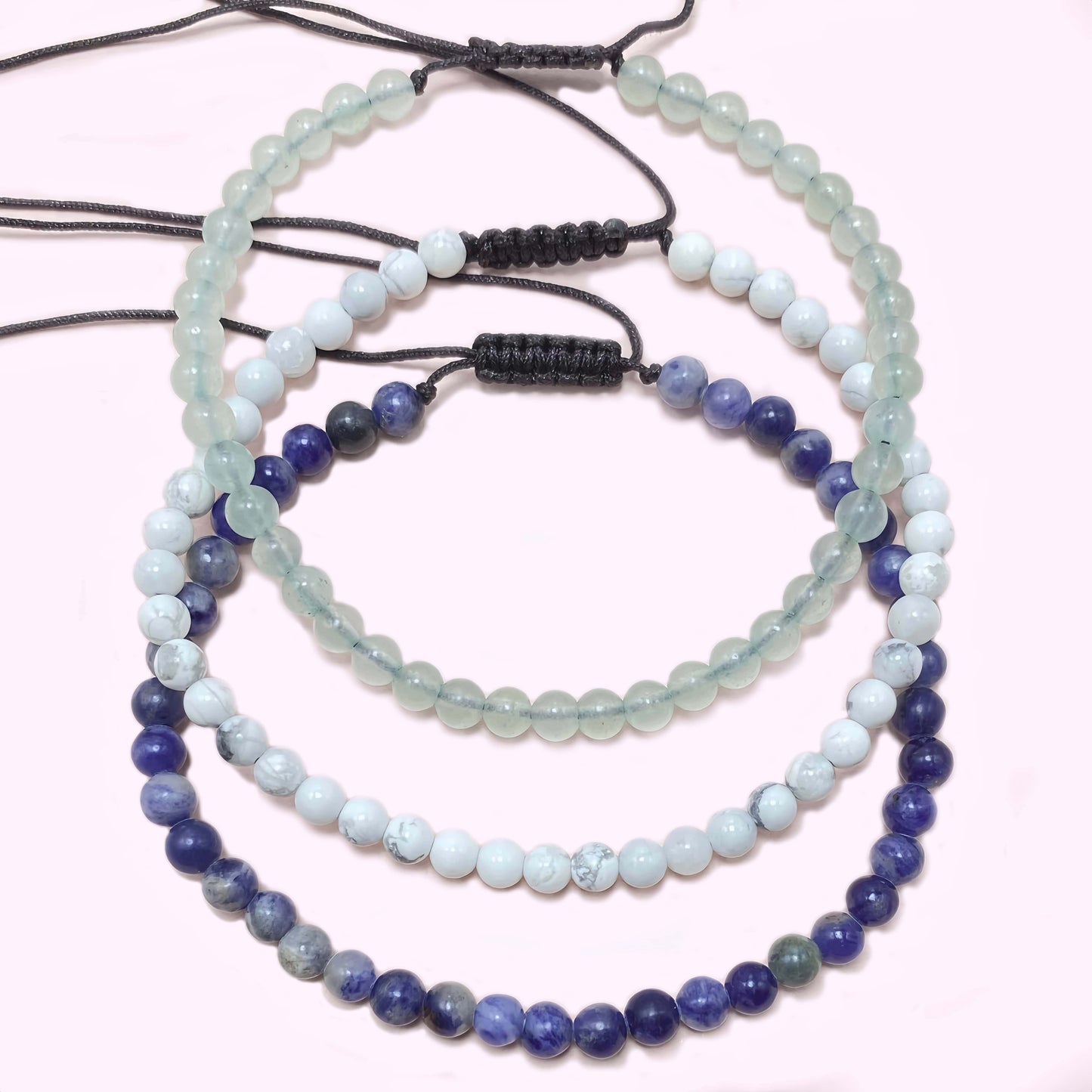 Triple Strand Aventurine to Help Lower Stress & Anxiety Level Crystal Bracelet