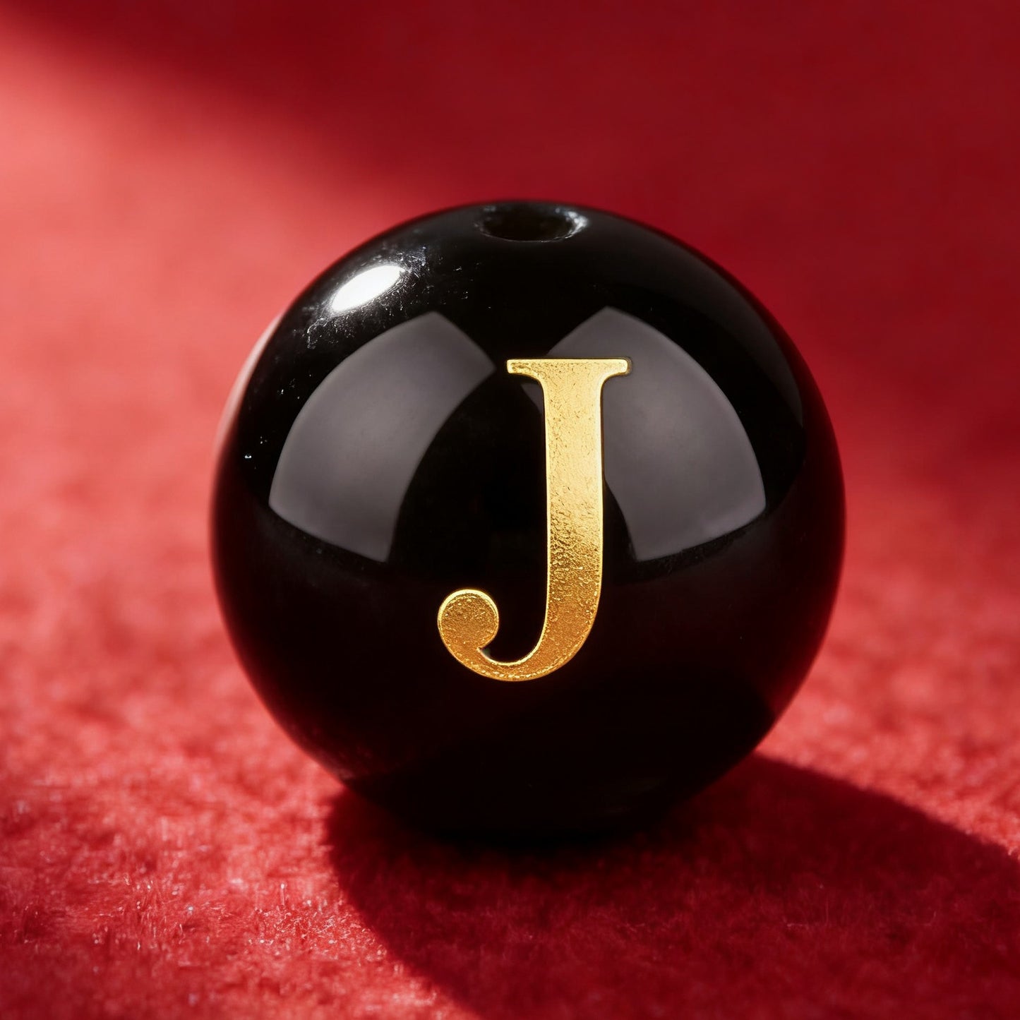 Natural Red Agate Beads - 26 Alphabet Loose Beads for Engraving Customization DIY