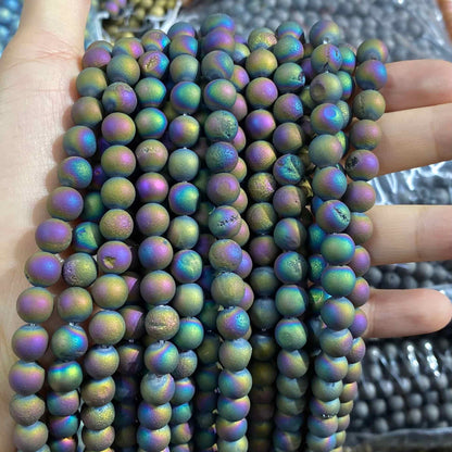 #1 Round Aagte Beads 6mm/8mm/10mm/12mm