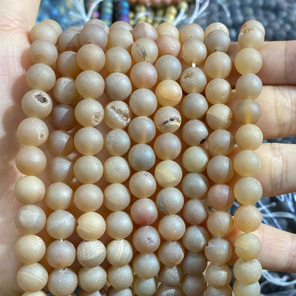 #1 Round Aagte Beads 6mm/8mm/10mm/12mm