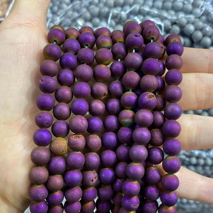 #1 Round Aagte Beads 6mm/8mm/10mm/12mm