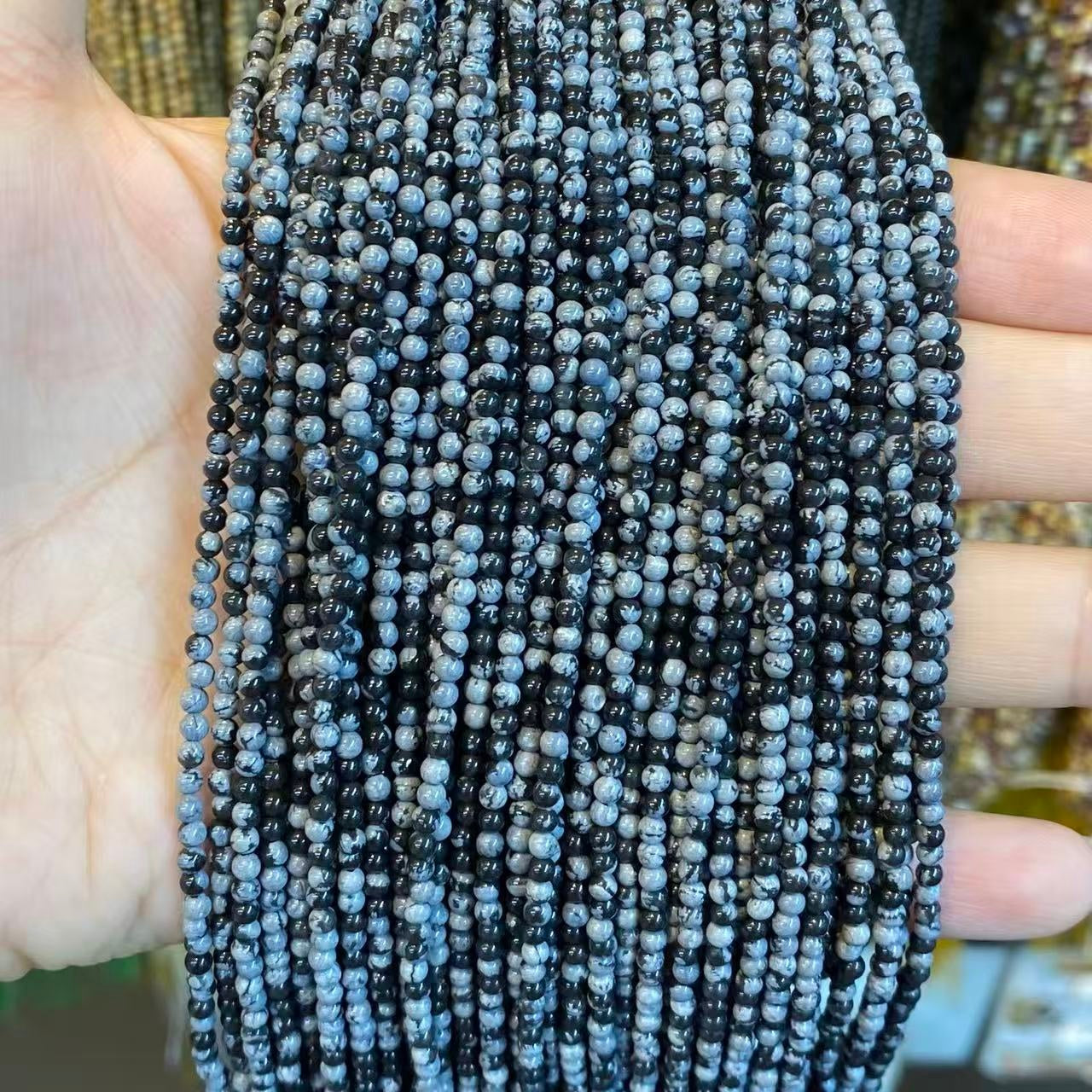 Tiny Round Smooth Beads Gemstone/Quartz/Jasper/Agate 2mm 3mm 4mm