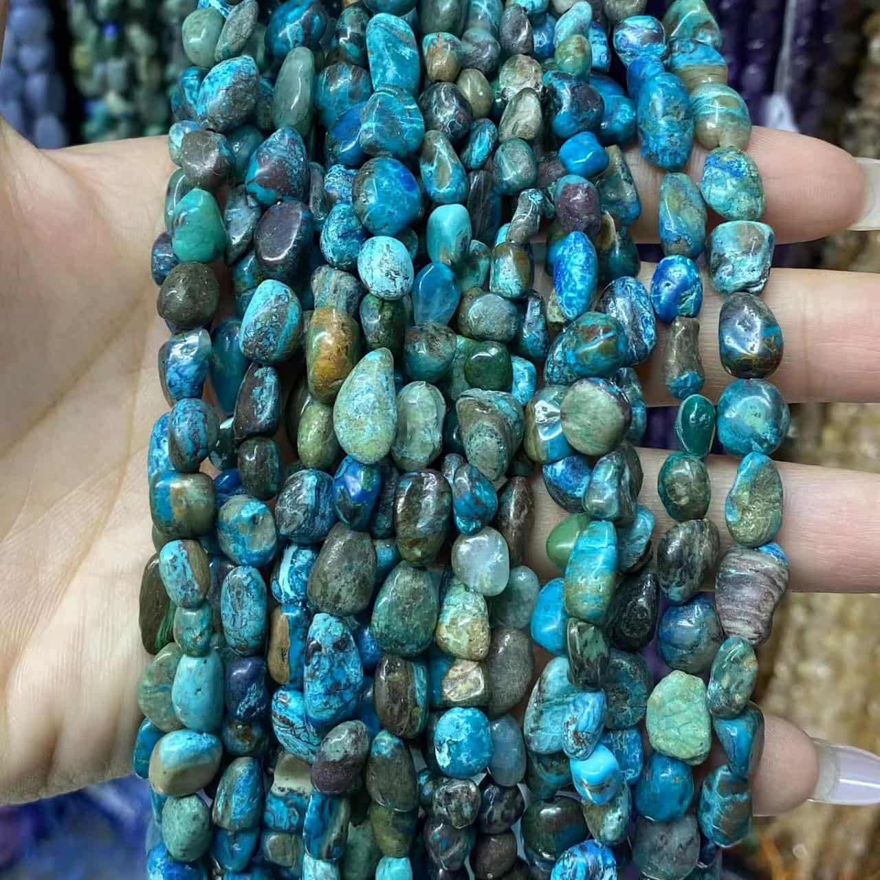 Irregular Smooth Beads 6-8mm Gemstone/Quartz/Jasper/Agate