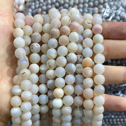 #1 Round Aagte Beads 6mm/8mm/10mm/12mm