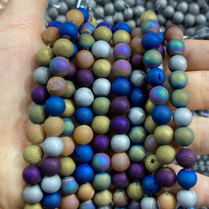 #1 Round Aagte Beads 6mm/8mm/10mm/12mm
