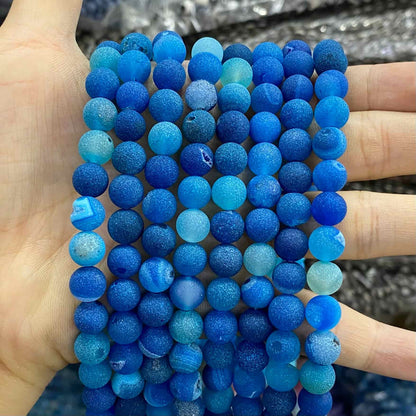 #1 Round Aagte Beads 6mm/8mm/10mm/12mm