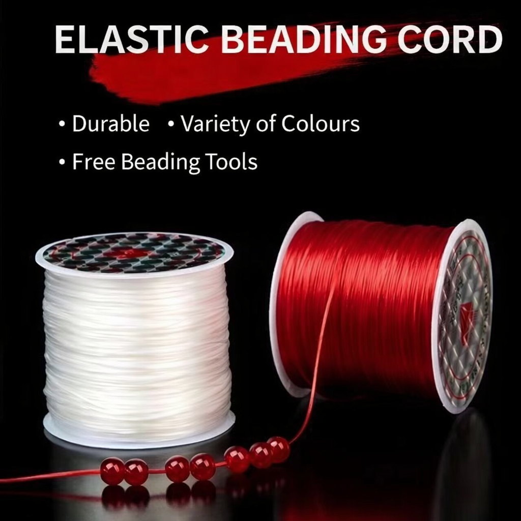 $0.99/Pcs Jewelry bungee cord,flat Jewelry Beading Cord,Elastic Cord,Elastic Thread Cord,Elastic Rope cord 50 meters,Bracelet Elastic Cord