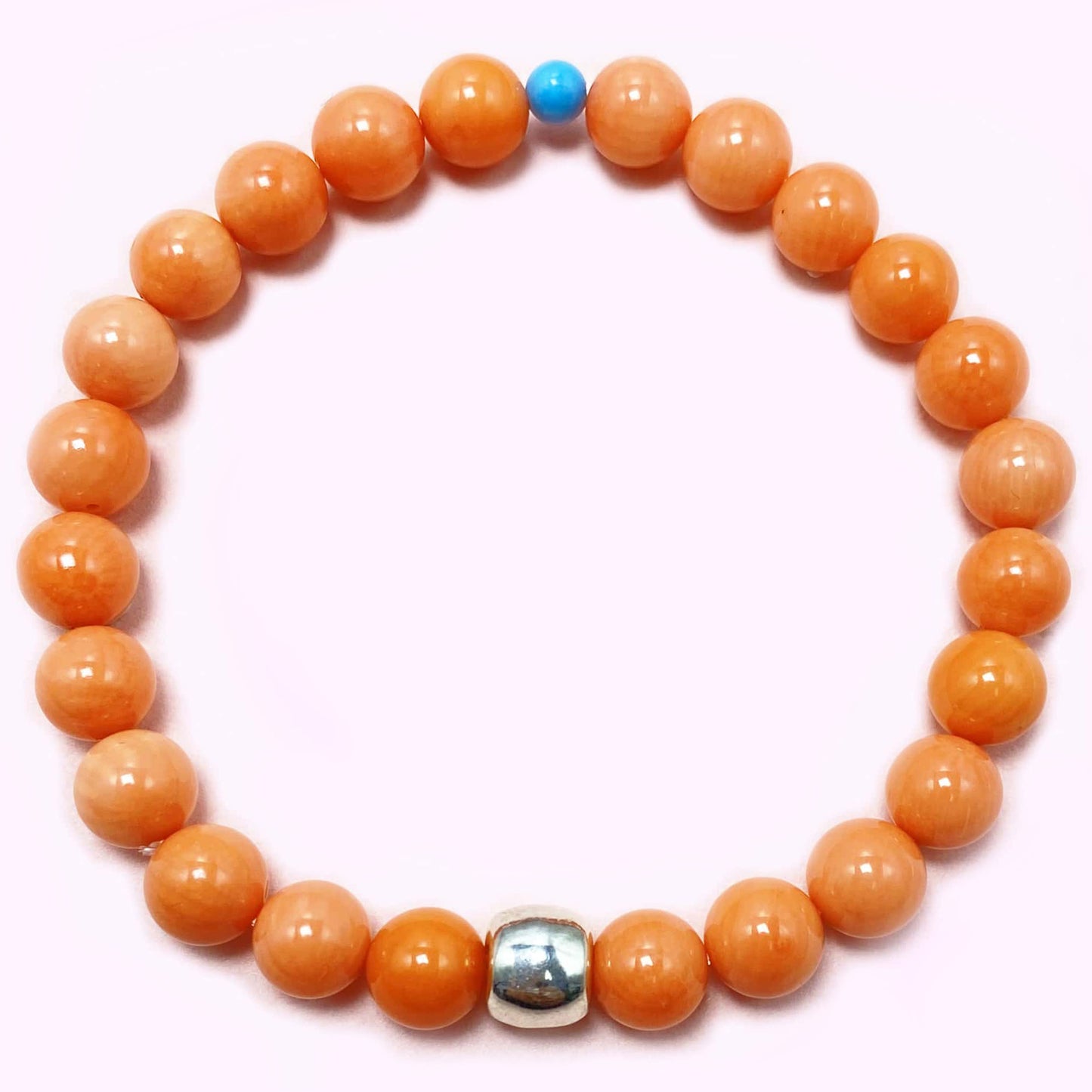 Red Sea Bamboo Coral Crystal Bracelet for Love and Relationship