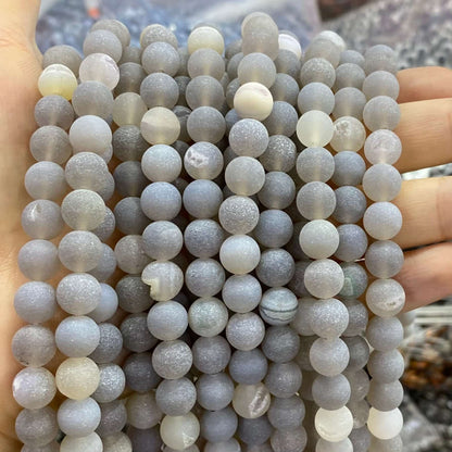 #1 Round Aagte Beads 6mm/8mm/10mm/12mm