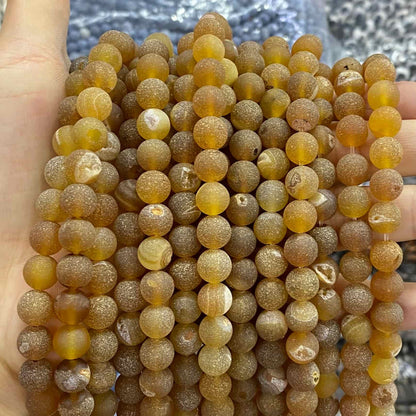 #1 Round Aagte Beads 6mm/8mm/10mm/12mm