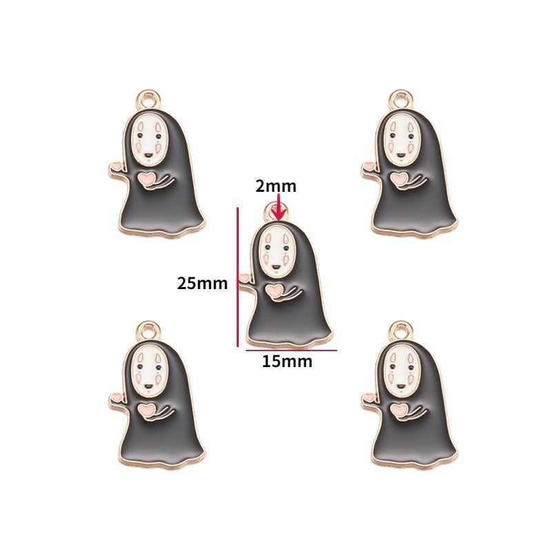 5PCS Halloween Style Theme Jewelry Making Findings Charm #1