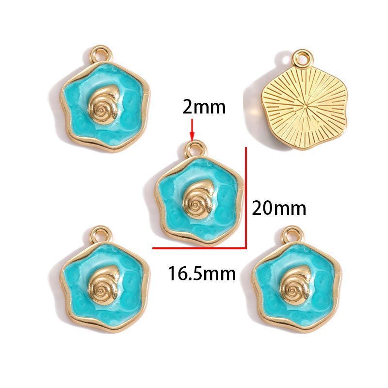 Assorted Ocean Design Charms for Jewelry Making