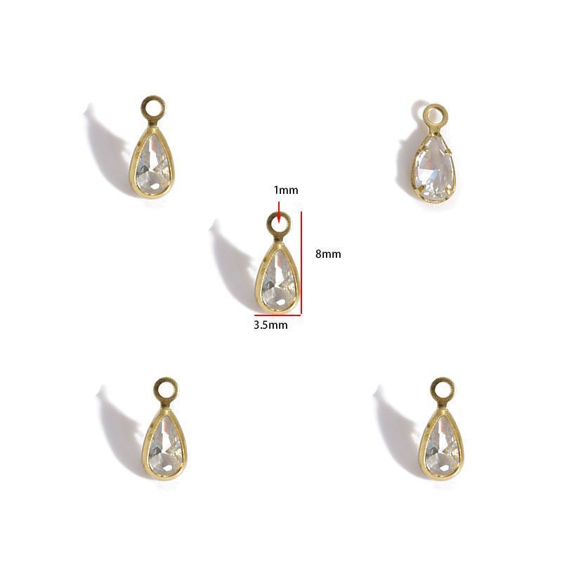5PCS Crystal Collection Jewelry Making Findings Charm