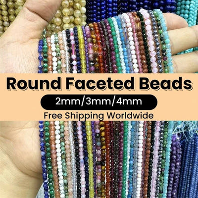Faceted Tiny Size Beads