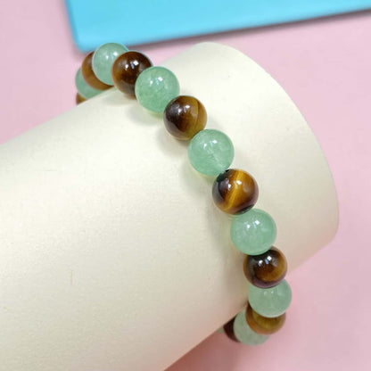 Mixed Aventurine for Better Wealth & Career Crystal Bracelet