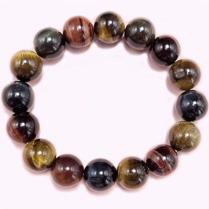 Colorful Tigers Eye for Better Wealth & Career Crystal Bracelet