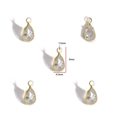 5PCS Crystal Collection Jewelry Making Findings Charm