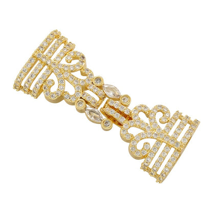 1 Pcs Hooks Accesories Supplies Brass Cubic Zirconia Connectors