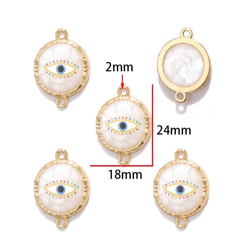 Evil Eyes Spacer Jewelry Making Findings for All Use