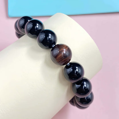 Natural Large Onyx  for Protection and Apotropaic Crystal Bracelet