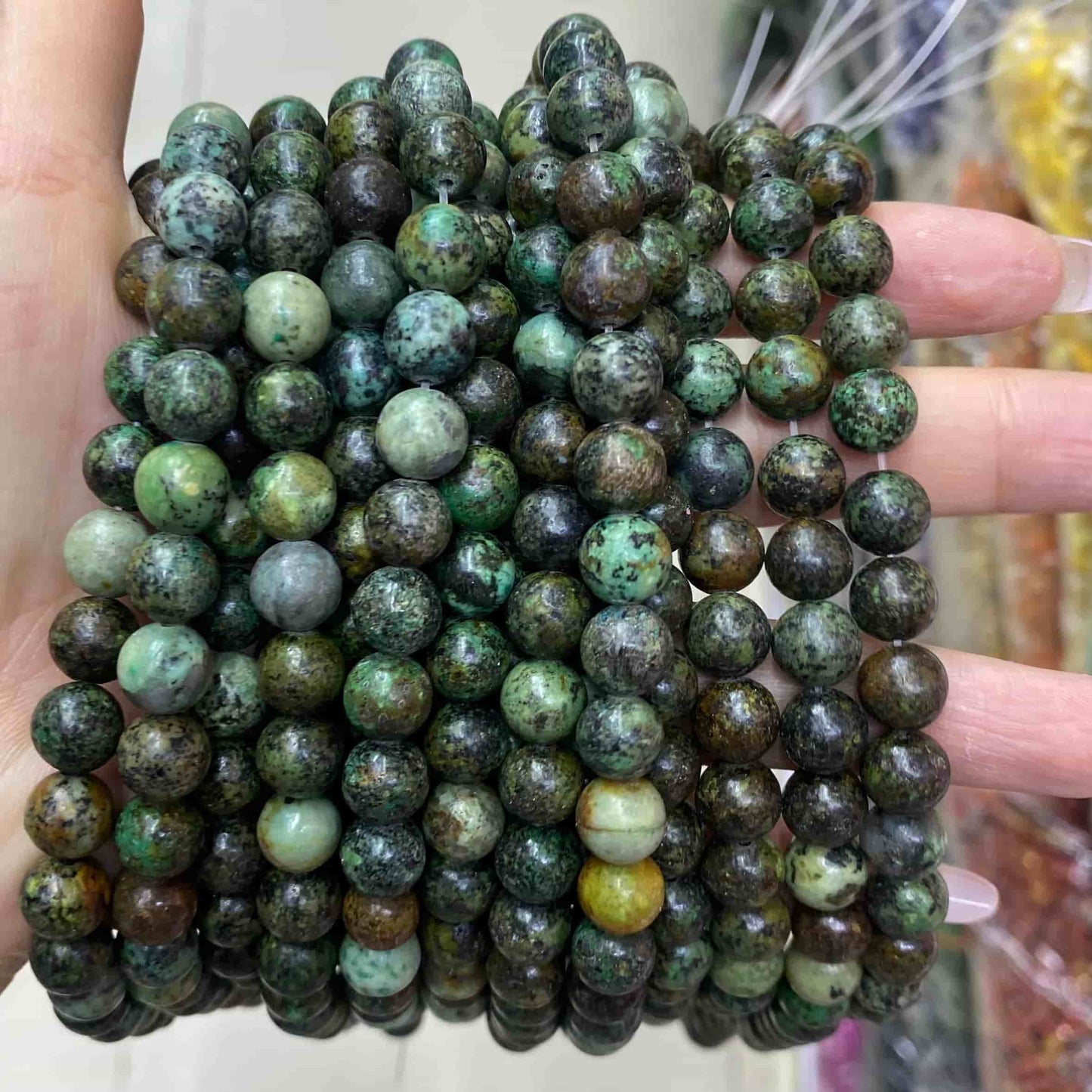 Round Smooth Beads Crystal/Quartz/Jasper/Agate 4mm 6mm 8mm 10mm