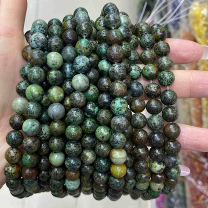 Round Smooth Beads Crystal/Quartz/Jasper/Agate 4mm 6mm 8mm 10mm