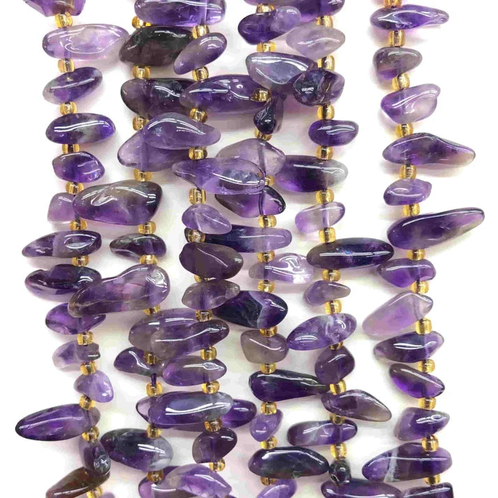 Freeform Chip Amethyst Beads