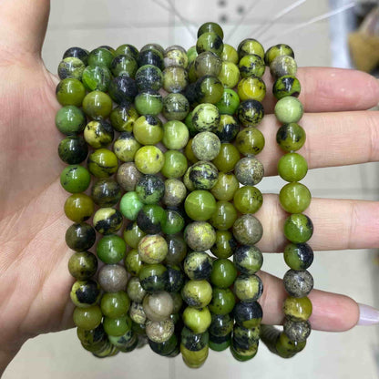 Round Smooth Beads Crystal/Quartz/Jasper/Agate 4mm 6mm 8mm 10mm