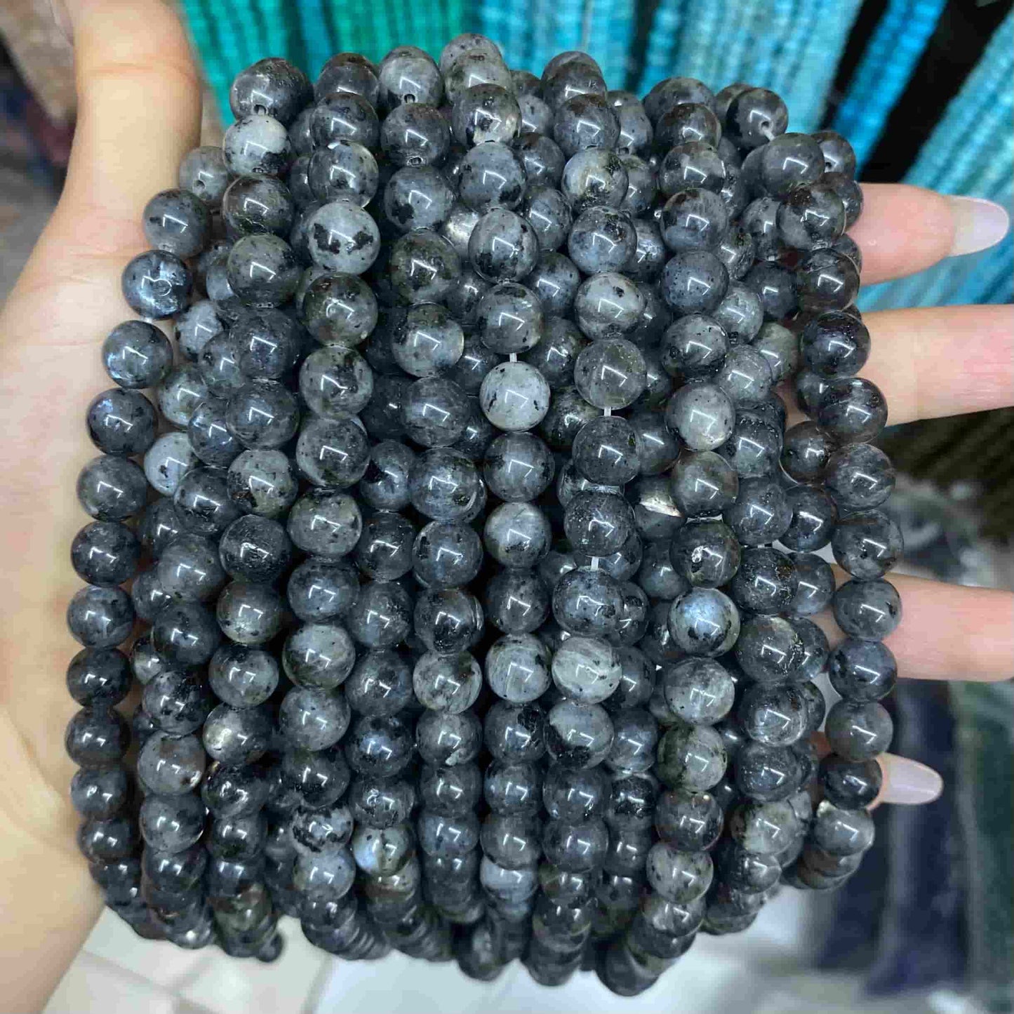 Round Smooth Beads Crystal/Quartz/Jasper/Agate 4mm 6mm 8mm 10mm